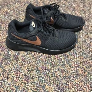Black and Rose Gold Nike
